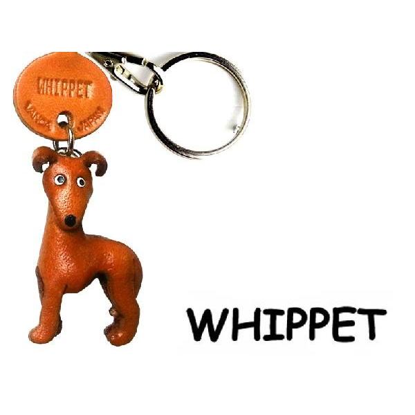 ウィペット 犬キーホルダー バンカクラフト 革物語 VANCA CRAFT レザー