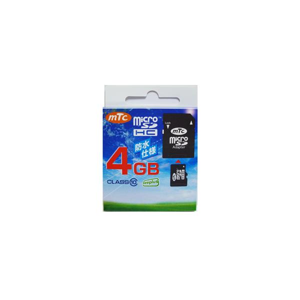 mtc microSDHC�J�[�h 4GB class10�@(PK) MT-MSD04GC10W