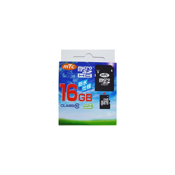 mtc microSDHC�J�[�h 16GB class10�@(PK) MT-MSD16GC10W  (UHS-1�Ή�)�@