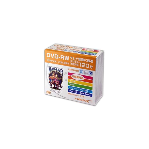 HIDISC DVD-RW ^p5mmXP[X10P HDDRW12NCP10SC