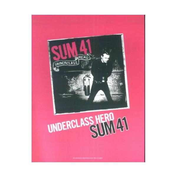 (楽譜・書籍) SUM 41/アンダークラス・ヒーロー【お取り寄せ】