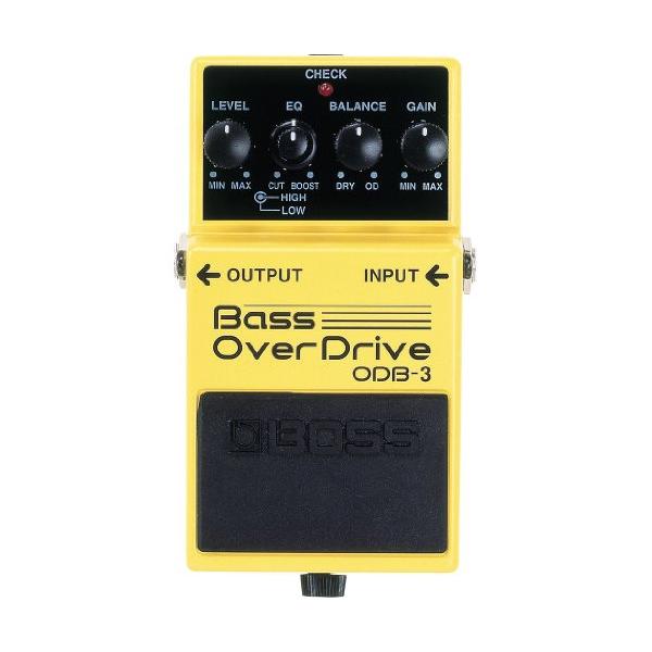 BOSS ODB-3 Bass OverDriveは、ベース専用に設計されたオーバードライブペダルで、低音域を損なうことなく、マイルドなオーバードライブからハードなディストーションまで幅広い歪みサウンドを提供します。＊本体はODB-3ですが...