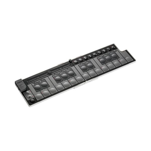 KORG(コルグ) MIDIキーボードnanoKEY Fold 25鍵盤/コンパクト/コントローラー/DTM/USB/パスパワー/プラグイン付属 ホワイト NANOKEY-FD WH