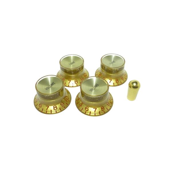 REFLECTOR KNOB (Gold) Gold Plate RED