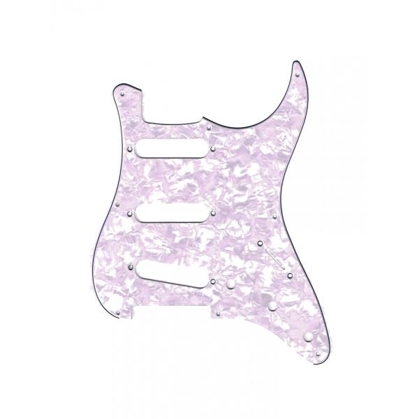 <VANDY GUITAR> ST 8hole PICK GUARD WHITE PEARL 3PLY