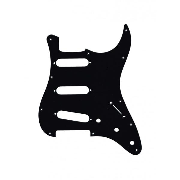 <VANDY GUITAR> ST62 11hole PICK GUARD BLACK 1PLY