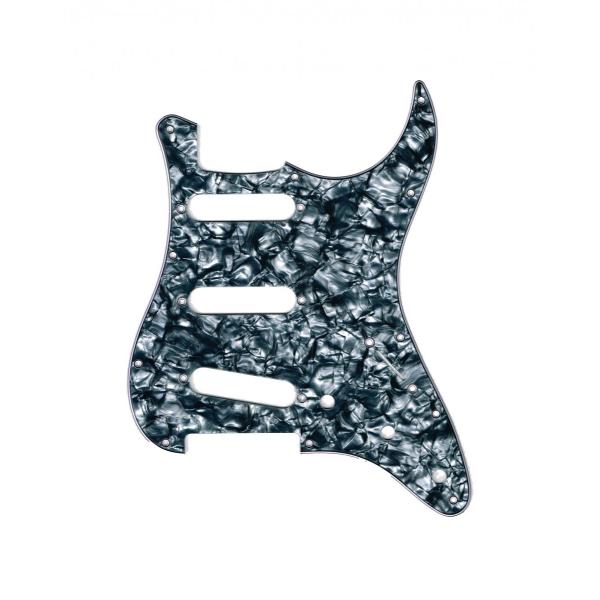<VANDY GUITAR> ST62 11hole PICK GUARD BLACK PEARL 3PLY