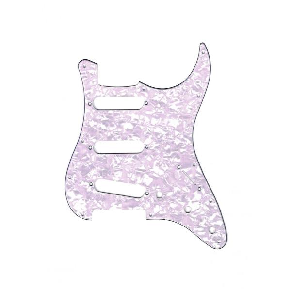 <VANDY GUITAR> ST72 11hole PICK GUARD WHITE PEARL 3PLY