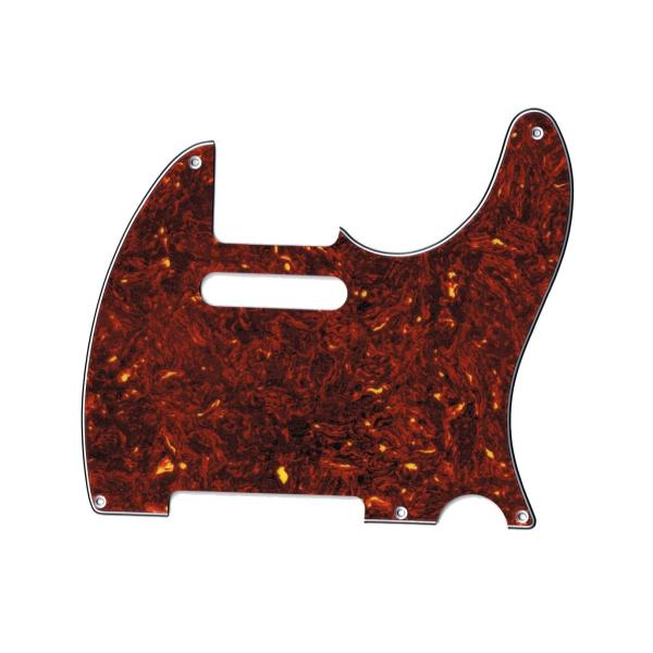 TL52 5hole PICK GUARD RED TORTOISE 3PLY
