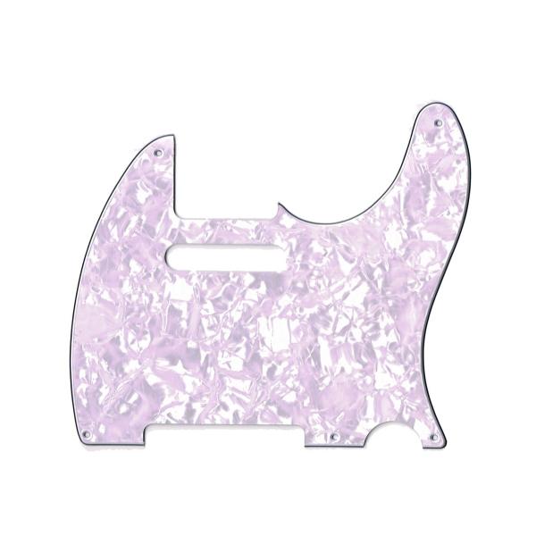TL52 5hole PICK GUARD WHITE PEARL 3PLY
