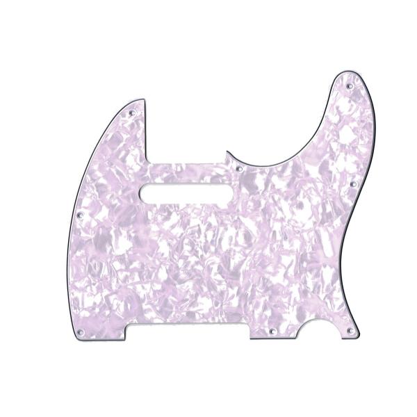 TL62 8hole PICK GUARD WHITE PEARL 3PLY