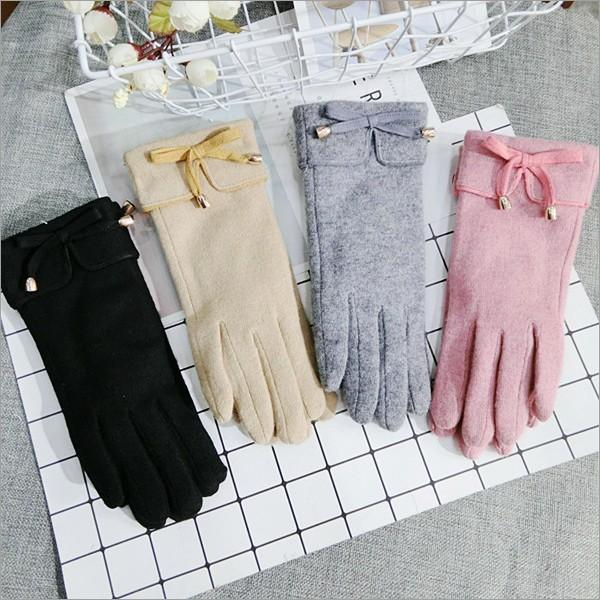 スマホ手袋 レディース かわいい Fashion Touch Gloves 右手専用 リボン 防寒手袋 スマホ対応 スマホタッチ 冬の必需品 手袋 ネコポス V1687 Vania Store 通販 Yahoo ショッピング