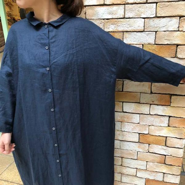 Offセール Cloud Nine クラウドナイン 前開きコクーンリネンシャツワンピース ラベンダー アイスブルー ネイビー M ｌ ワンサイズ Buyee Buyee Japanese Proxy Service Buy From Japan Bot Online