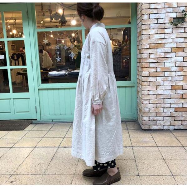 Sun Valley サンバレー 刺繍入り綿麻ツイルスタンドカラー切替前開きワンピース オフシロ キナリ ベージュ M Buyee Buyee Japanese Proxy Service Buy From Japan Bot Online