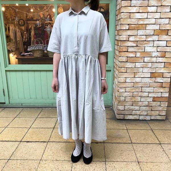 40 Offセール Yarra ヤラ ウエスト切り替え半袖比翼ワンピース ライトグレー ネイビー フリー Buyee Buyee Japanese Proxy Service Buy From Japan Bot Online