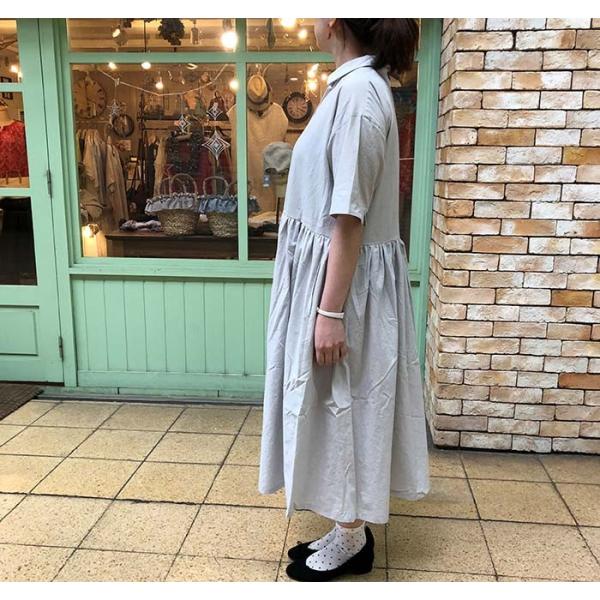 40 Offセール Yarra ヤラ ウエスト切り替え半袖比翼ワンピース ライトグレー ネイビー フリー Buyee Buyee Japanese Proxy Service Buy From Japan Bot Online