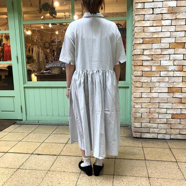 40 Offセール Yarra ヤラ ウエスト切り替え半袖比翼ワンピース ライトグレー ネイビー フリー Buyee Buyee Japanese Proxy Service Buy From Japan Bot Online