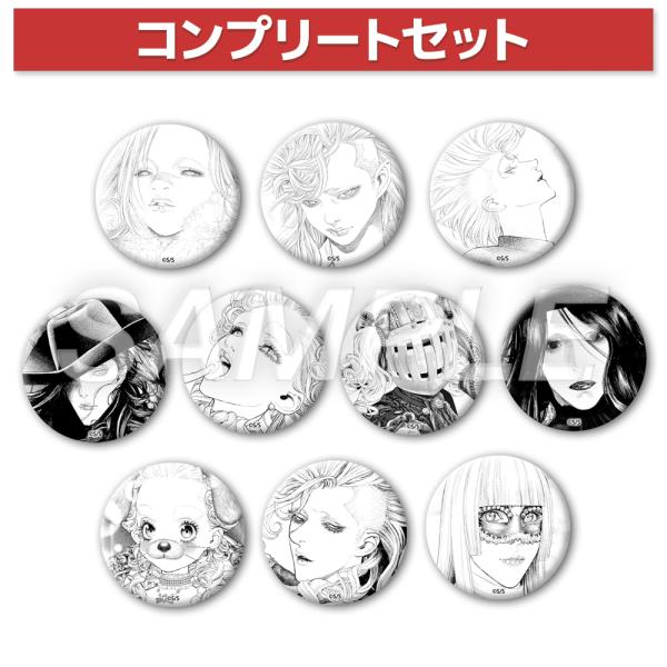 坂本眞一 ランダム缶バッジ【全10種】コンプリートセット