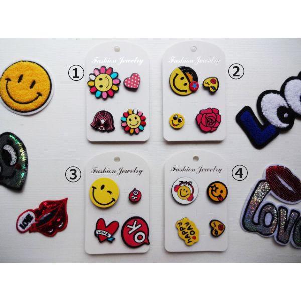 スマイリー Smiley ニコちゃん アメリカンポップ ピンバッチ 4つセット アメキャラ ピース ハート キャラクターバッチ Pin1 Vanity Piaza3 通販 Yahoo ショッピング