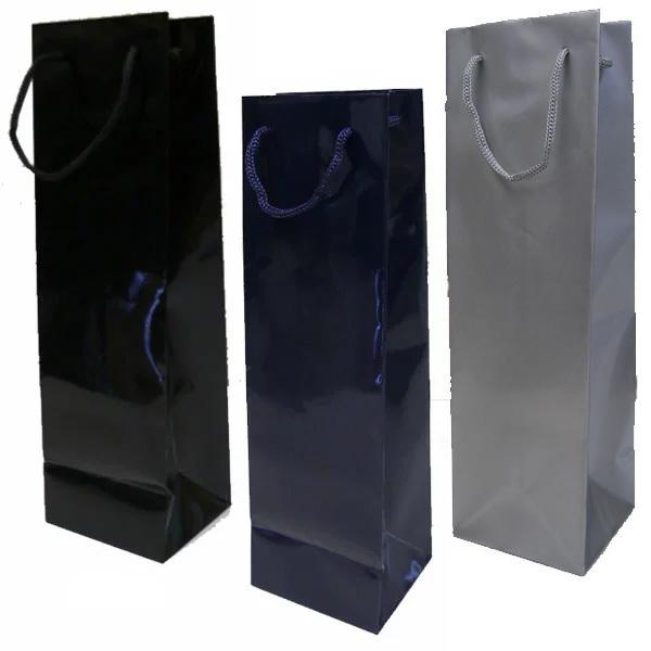 ペーパーバッグ 紙袋 縦長 ブラック ネイビー シルバー 黒 紺 銀 手提げ 手さげ 袋 光沢 無地 おしゃれ ロング ワイン用 ラッピング 包装 ギフト プレゼント Paperbag02 バニティスタジオ キャラクター 通販 Yahoo ショッピング