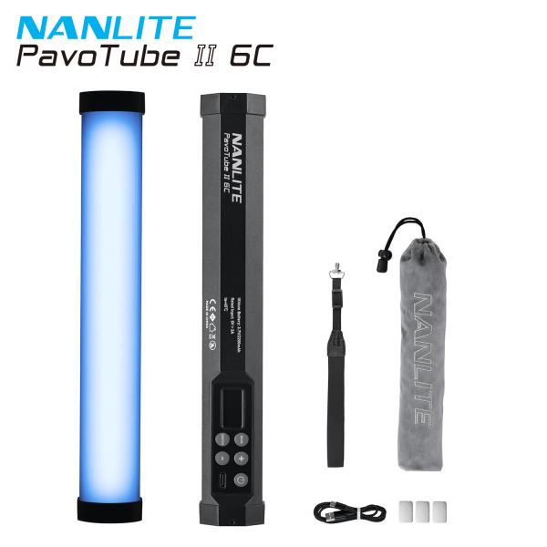 NANLITE PavoTube Ⅱ 6C LED チューブライト 中古 美品 NANLITE PavoTube II 6C 撮影用LEDライト チューブライト