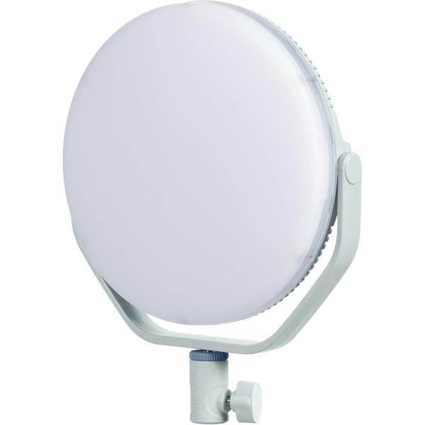 【中古】NANLITE miro 60c ミントブルー 撮影用ライト LED 丸型パネルライト フルカラー RGBW 色温度2700-7500K G/M ±150 ラウンドパネル USB-PD駆動