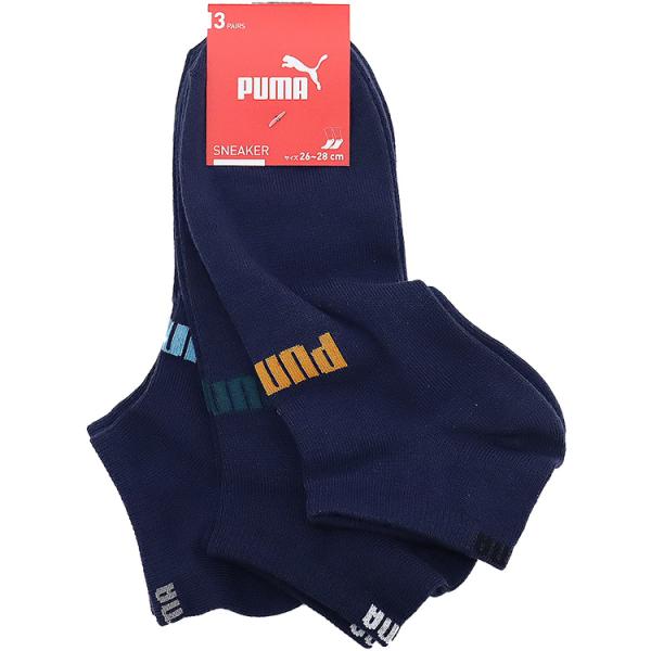 在庫処分 PUMA ソックス 3足組み プーマ メンズ 靴下 24-26/26-28