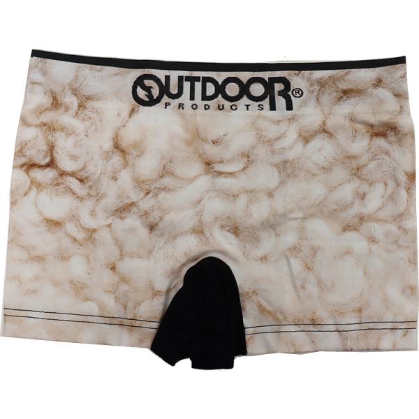 outdoor ボクサーパンツ アニマル 羊 シープ メンズ 成型 ストレッチ まえとじ OUTDOOR ブランド アウトドアボクサーパンツ 下着