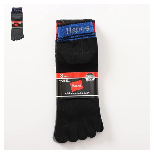 3足セット Hanes（ヘインズ）5本指ソックス ショートソックス メンズ 五本指 スニーカー ソックス ソックス3足セット ノンパイル 抗菌防臭