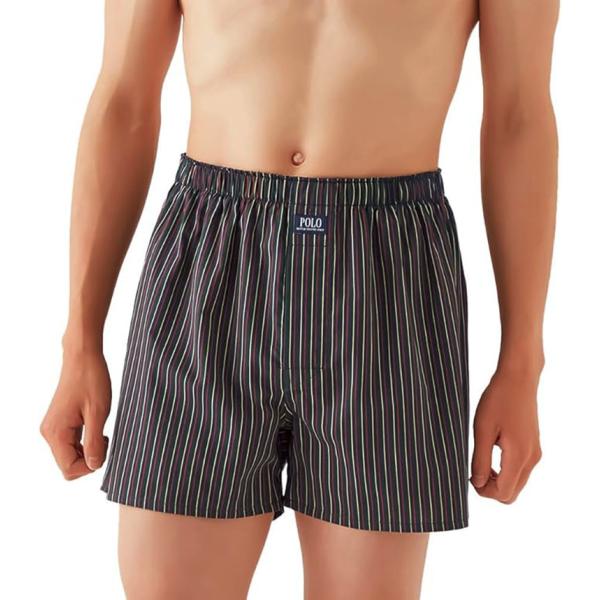 GUNZE グンゼ POLO トランクス  綿100％ メンズ 前あき 下着 パンツ 肌着 おしゃれ柄 綿100 布帛トランクス ポロ インナー
