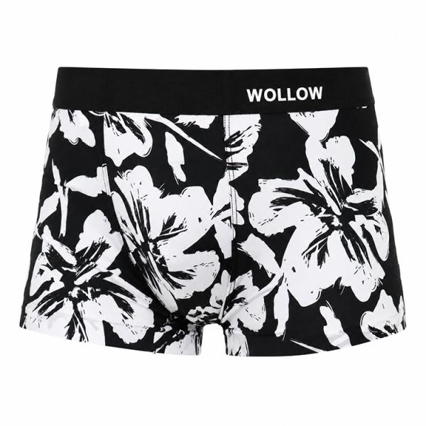 WOLLOW ワロー 【W-64】前とじ ボクサーパンツ メンズ 下着 ナイロン ブランド 人気 店長おすすめ メンズインナー パンツ