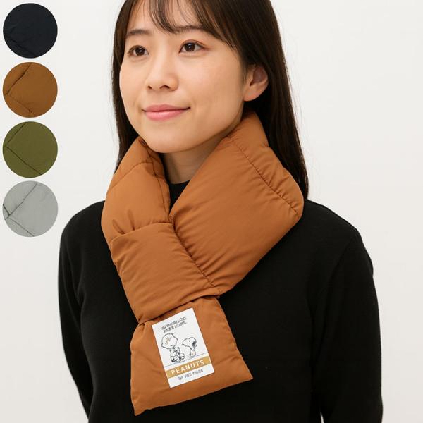 ■サイズ男女兼用フリーサイズ約W12×H85cm■品質ポリエステル100％中綿入り■詳細・中綿入り　スヌーピー　ネックウォーマー　マフラー・キャラクター　スヌーピー・さっと巻くだけで暖かオシャレに決まる、スヌーピーのマフラー・可愛らしいスヌ...
