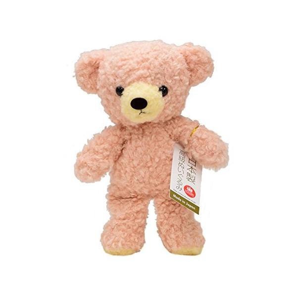 海外 童心オリジナル 日本製 クマのフカフカs ぬいぐるみ 高さ21cm 条件一切なし 即日発送 送料無料 ローズ