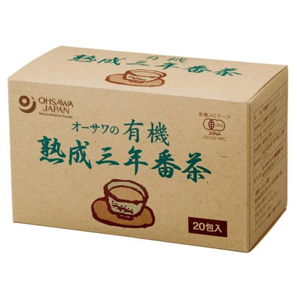 有機熟成三年番茶 ティーバッグ 36g（1.8g×20包) オーサワジャパン 送料無料