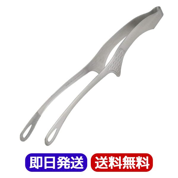 先端がしならず薄いので、重なってくっついた食材を剥がしやすく、つかみやすい先端の内側は滑りにくいギザ加工、長さがあるので揚げ物料理にも便利脚付きなのでキッチンの上に置いても先端が付かず衛生的継ぎ目もないので洗いやすく清潔メーカー：下村企販生...