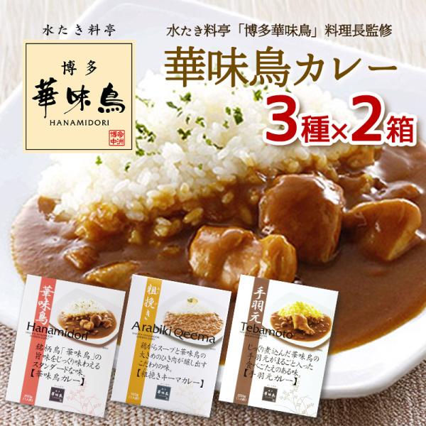 博多華味鳥 カレーセット 3種各2箱セット 華味鳥カレー 手羽元カレー キーマカレー 華味鳥 レトルトカレー チキンカレー インスタントカレー トリゼンフーズ