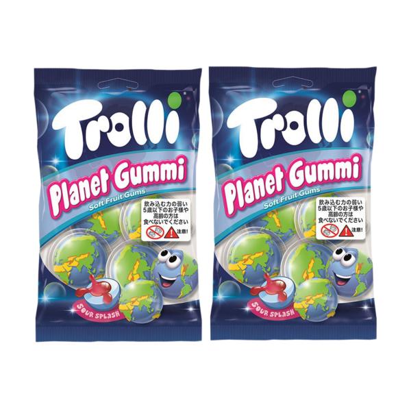 韓国YouTuberの動画で世界的に話題となったグミが今年も登場！ 地球に見立てたトローリのプラネットグミです。プラスチックのケースから取り出すと、鮮やかな水色の球体。外は、少し硬めのマシュマロのようなふわふわ食感で、中にはマグマをイメージ...