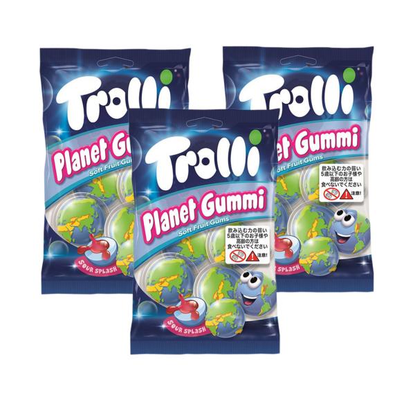 他サイト： Trolli トローリ プラネット グミ 75g 4個入り×3袋セット 地球グミ 正規輸入品 送料無料の商品画像