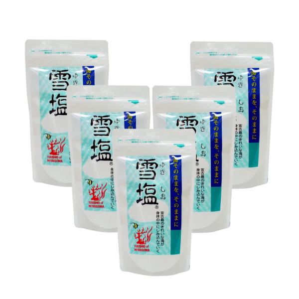 沖縄・宮古島美味しいお塩、雪塩。雪塩は海の成分を残すことにこだわって作ったお塩です。雪塩は珊瑚石灰岩をゆっくりと時間をかけて浸透した地下海水を原料として、独自の製法で仕上げたお塩です。にがりをすべて含んでいるのでミネラル分が多いことが特徴。...