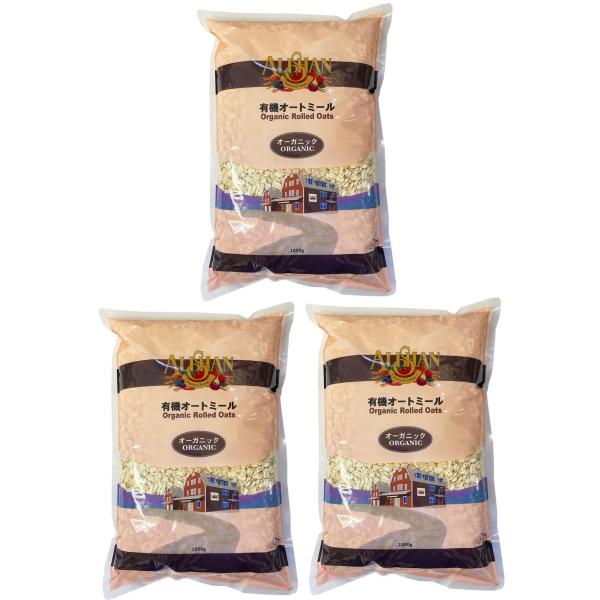 伝統の米グレンミラーズ社の高品質オーガニックオートミール内容量 1kg×3袋原産国アメリカ原材料有機オーツ麦成分情報目安量: 1kg カロリー: 379kcal たんぱく質: 13.15g 脂質: 6.52g 炭水化物: 67.7g 食塩相...