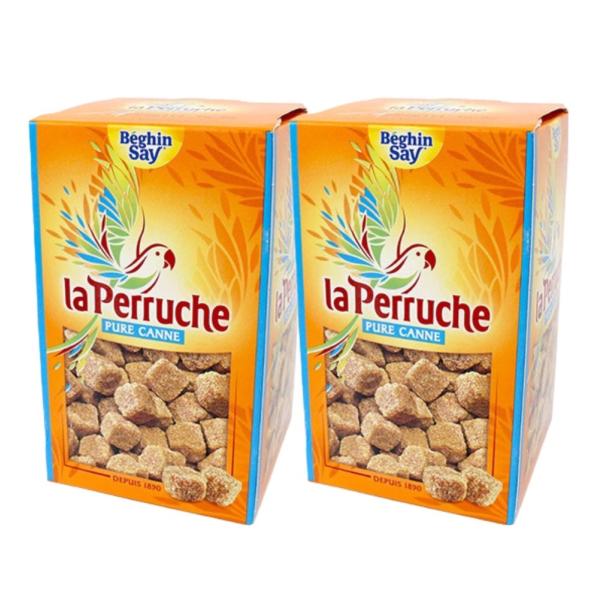 ペルーシュ ブラウン シュガー 750ｇ×2箱 コーヒーシュガー 角砂糖 La Perruche