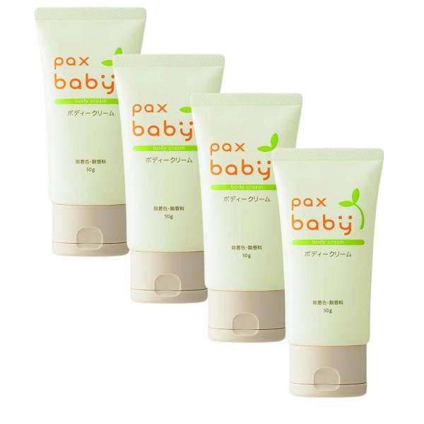 「パックスベビー ボディークリーム(顔・からだ用) 50g」は、赤ちゃんの皮脂にも含まれるパルミトイルオレイン酸を多く含むマカデミアナッツ油を配合したベビークリームです。ベタつかず、伸びの良いクリームです。合成界面活性剤・合成防腐剤等の化学...