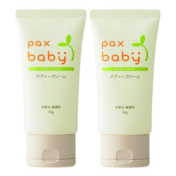 「パックスベビー ボディークリーム(顔・からだ用) 50g」は、赤ちゃんの皮脂にも含まれるパルミトイルオレイン酸を多く含むマカデミアナッツ油を配合したベビークリームです。ベタつかず、伸びの良いクリームです。合成界面活性剤・合成防腐剤等の化学...