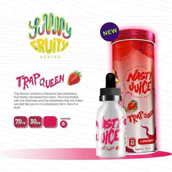TRAP QUEENigbvNC[j60ml Nasty JuiceiiXeB[W[XjVAPE(dq^oR)pLbh