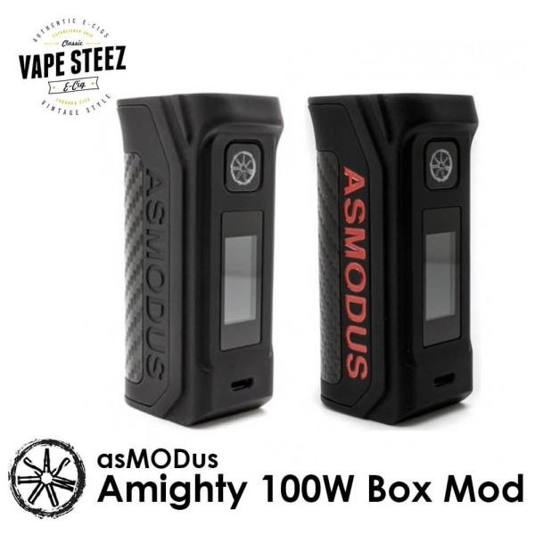 送料無料 あすつく Vtc4バッテリー付き 未使用品 Asmodus Amighty 100w Box Gx 100utc 電子タバコ タッチパネル チップ搭載 Mod Vape 本体