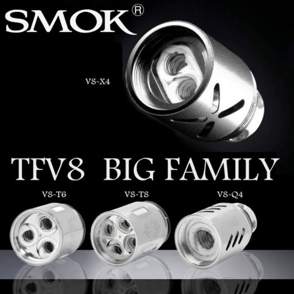 SMOK dq^oR RC 3 TFV8Ag}CU[p Turbo Engines Replacement Coils V8-T8/V8-T6/V8-Q4/V8-X4