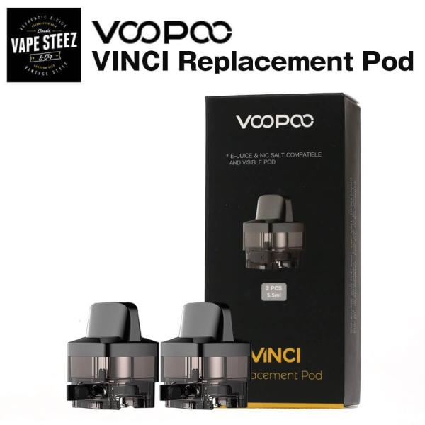 VOOPOO 正規品送料無料 VINCI Replacement Pod スペアポッド セット VAPE 電子タバコ 2個入り アクセサリ 人気のファッションブランド！ パーツ