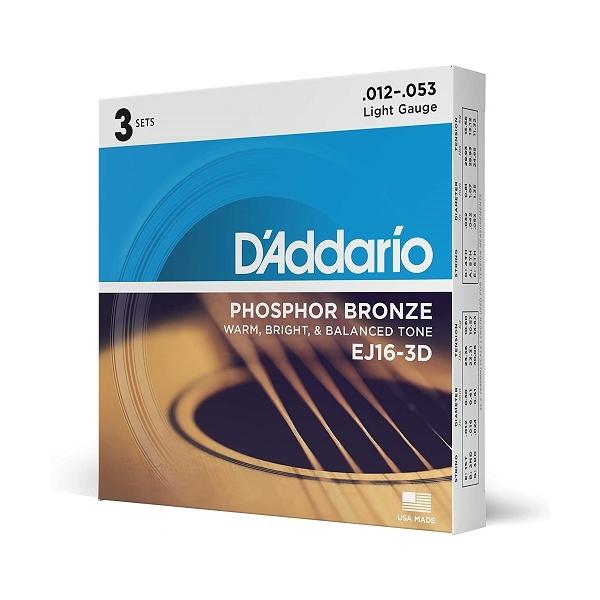 3ZbgpbN D'Addario __I AR[XeBbNM^[ tHXt@[uY Light .012-.053 EJ16-3D _.