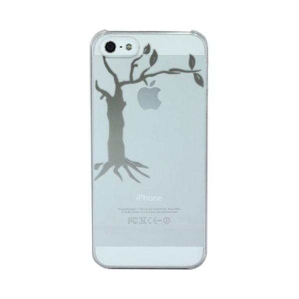 iPhone5 �p �A�b�v���}�[�N �������ȃN���A�f�U�C���P�[�X for iPhone5 �wTree�x J-NIP-P05 �n�[�h�P�[�X _.