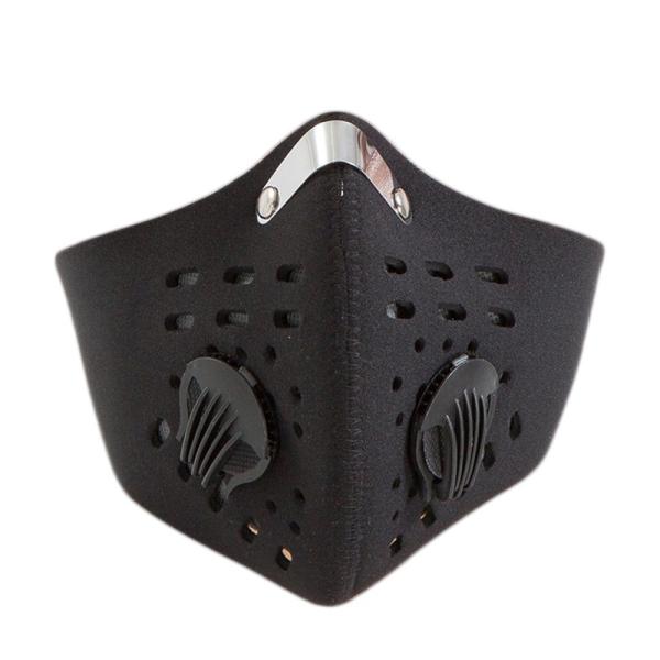 並行輸入品】自転車/バイク PM2.5 防塵マスク ブラック 粉塵 花粉